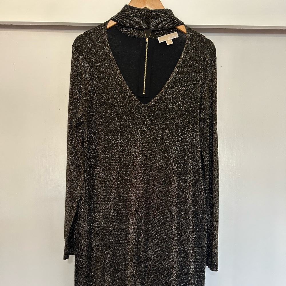 Woman’s  XL metallic Pre-owned Michael Kors Dress.